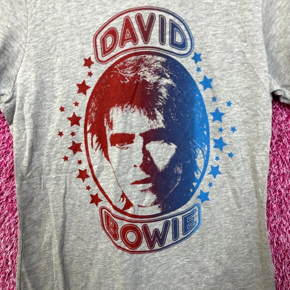 David Bowie Ziggy Stardust The Starman Rock Womens Top L - Picture 2 of 4